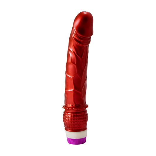 BAILE-naisten seksilelu VIBRAATTORI DILDO LINEX, pehmeä dildo vibraattorilla, sopii intiimiin käyttöön.