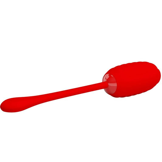 Punainen Pretty Love -naisten seksilelun muna, vibraattori, sileä ja ergonominen seksiväline.