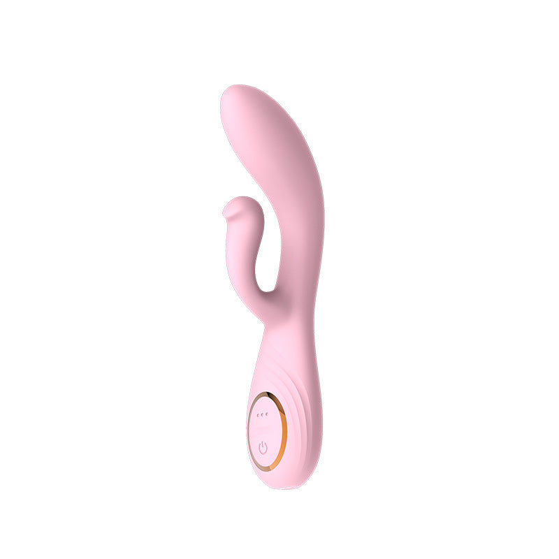 Vibraattori Nuoleva Lumo, naisten seksilelu, violetti, PLEASUREZ-merkkinen ja pehmeä tekstuuri.