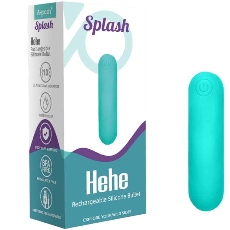 Vibraattori Splash Hehe naisten seksilelu, ARMONY-merkki, miellyttävä ja monipuolinen lelu seksuaaliseen nautintoon.
