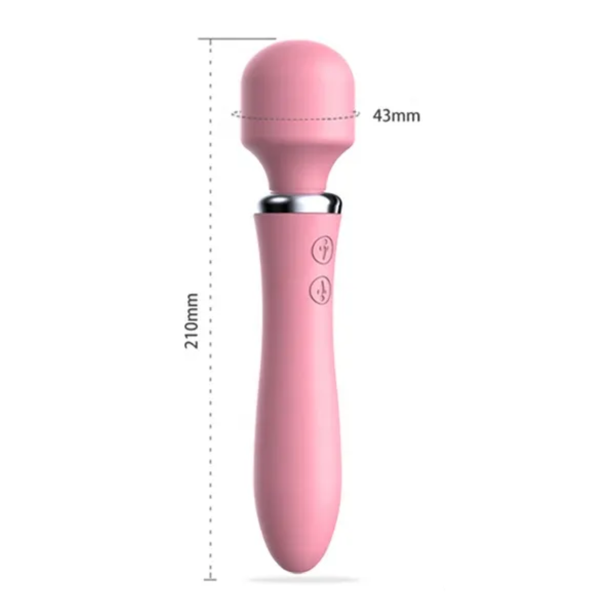 Pleasurez VIBRAATTORI WAND X10 naisen seksilelu, pinkki vibraattori, ylellinen ja tehokas seksin lisälaite.
