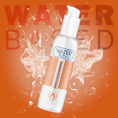 Väritön lämpöä tuova WaterFeel-liukuvoide 150ml, pehmeä ja silkkinen koostumus, sopii intiimiin käyttöön.