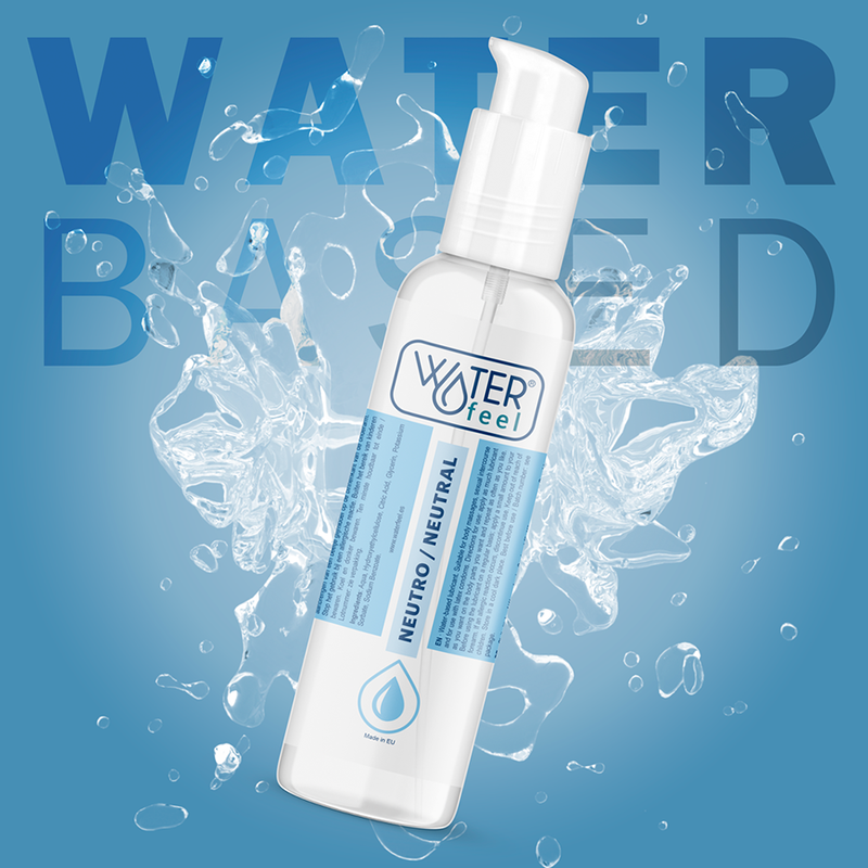 Waterfeel luonnollinen liukuvoide 175ml, geeliä sisältävä liukuvoide, sopii intiimiin käyttöön, kevyt ja luonnollinen koostumus.
